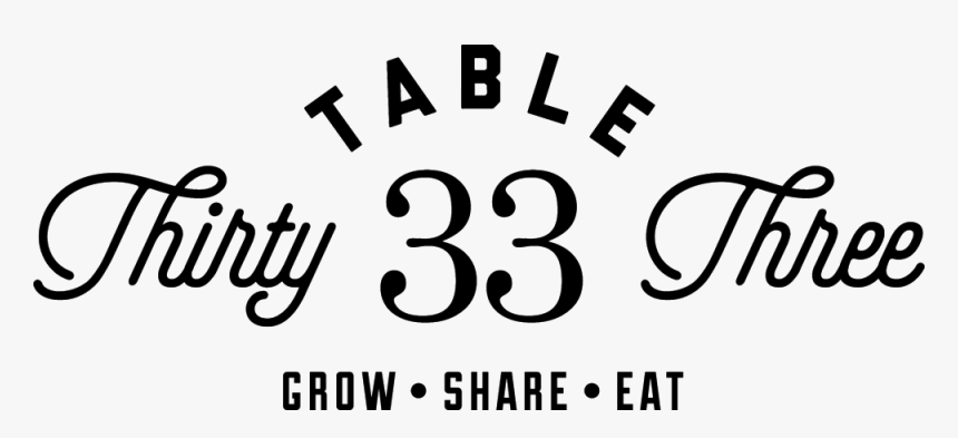 Table33black - Black-and-white, HD Png Download