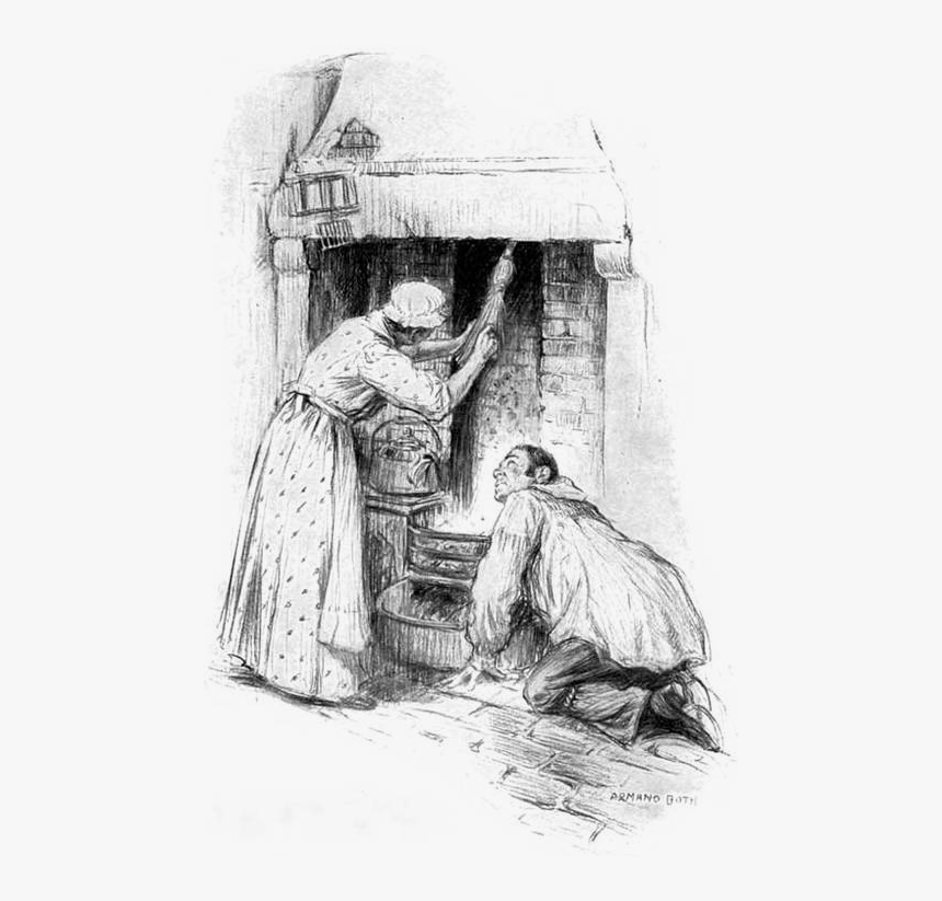 Love Among The Chickens Plate 120-121 - Sketch, HD Png Download