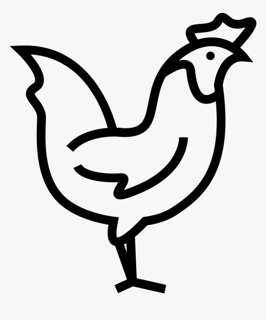 Noun Chicken 703312 000000 - Food, HD Png Download