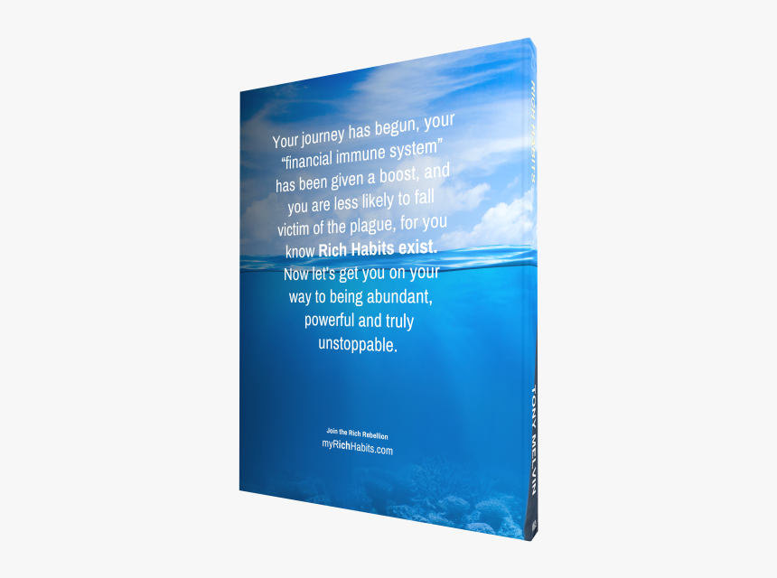 Rich Habits Paperback 3d - Brochure, HD Png Download