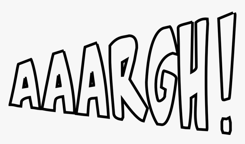 Onomatopoeia Black And White, HD Png Download