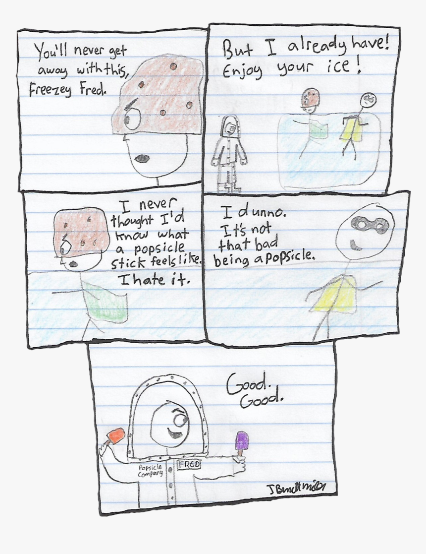 Comic 65 Patateman Freezey Fred - Cartoon, HD Png Download