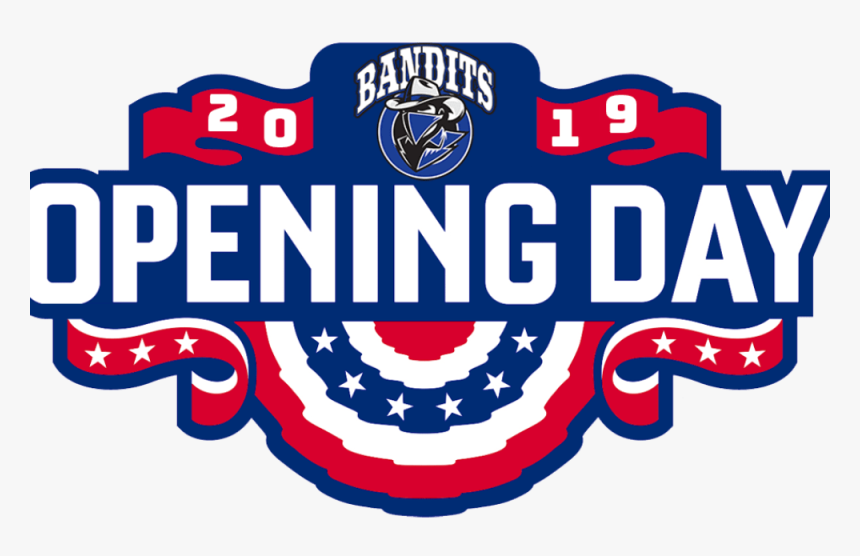 Bandit Opening Day - Mlb Opening Day Logo, HD Png Download