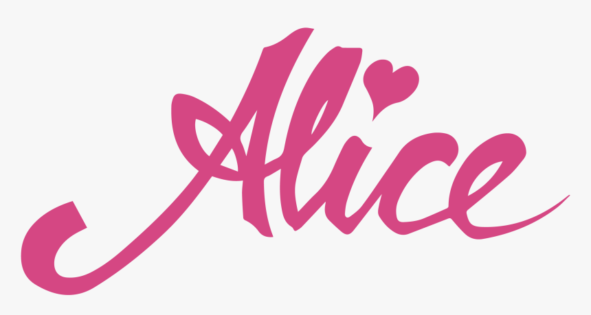 Nome Alice Em Png, Transparent Png