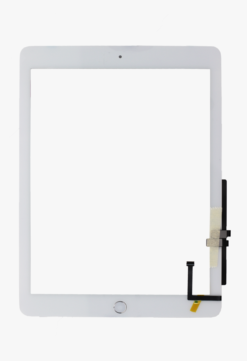 Premium Plus Digitizer For Use With Ipad 6 (white) - Flat Panel Display, HD Png Download