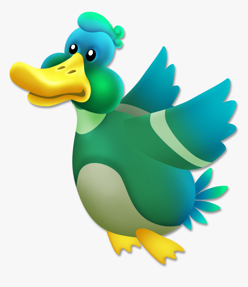 Image Duck Flying Png - Hay Day Duck, Transparent Png