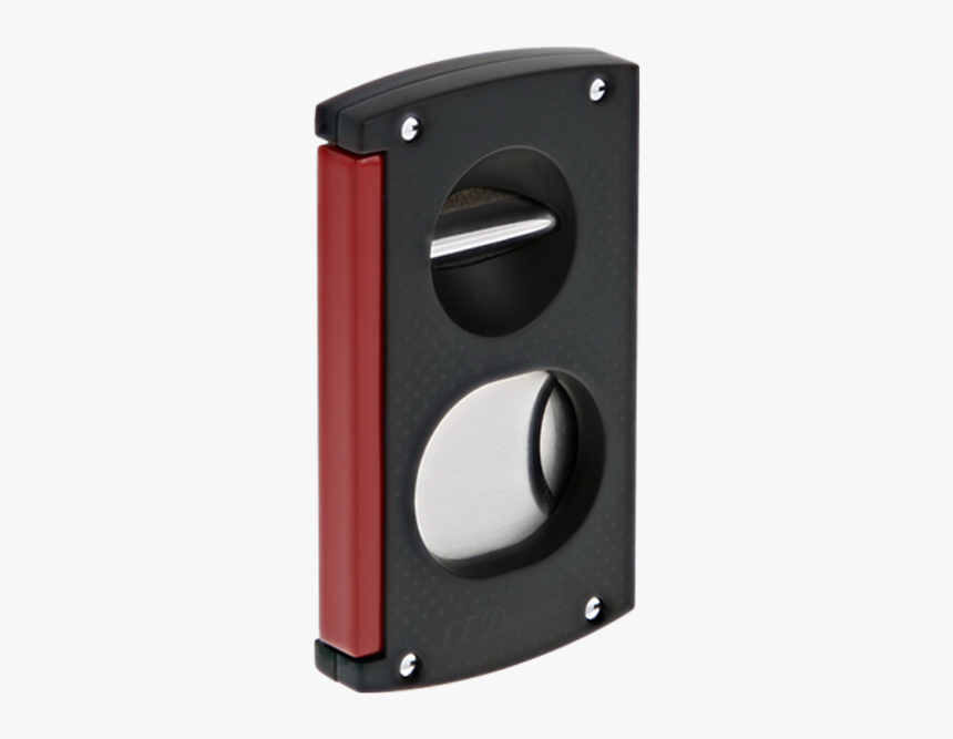 Coupe-cigare Noir - Rouge - St Dupont Cutter Red Black Double, HD Png Download