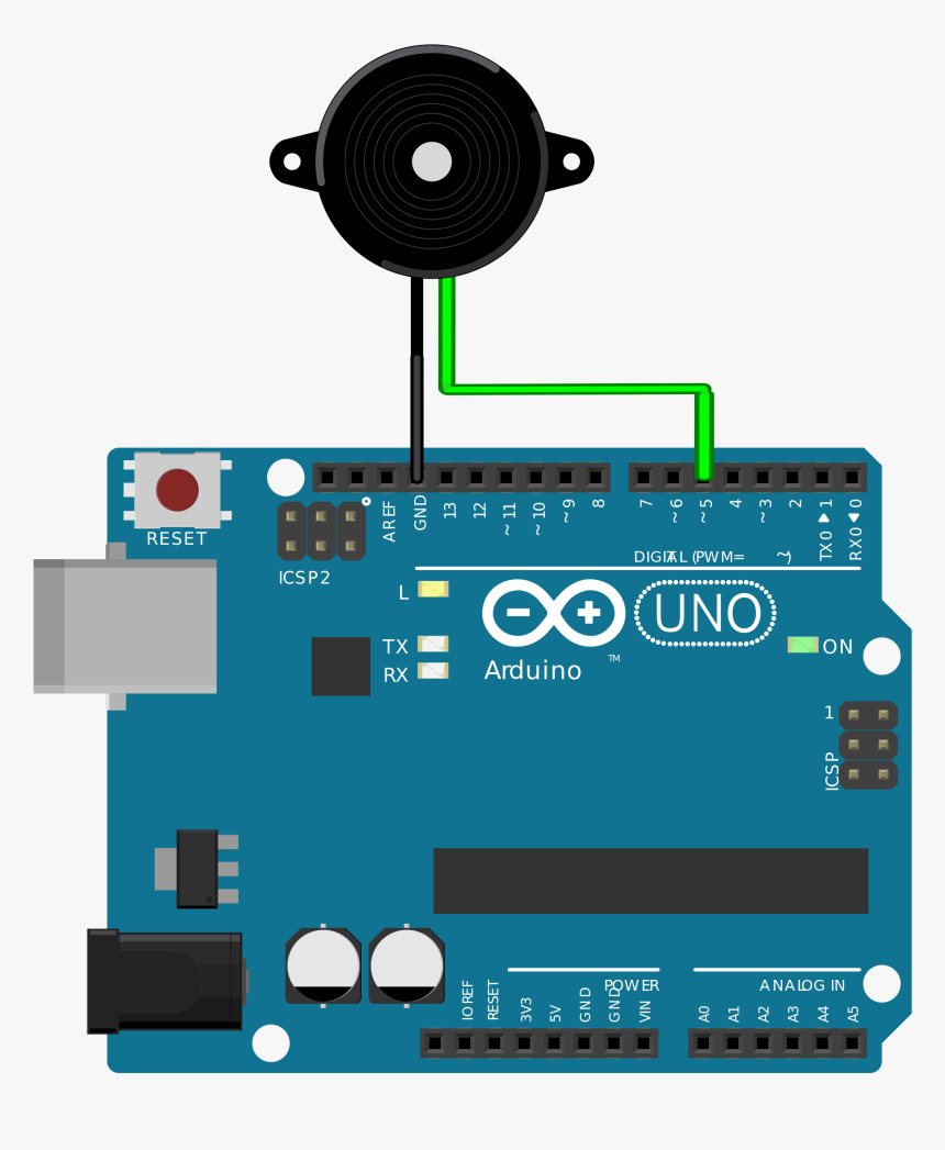 Arduino Buzzer Xjougxl30r - Vibration Motor Module Arduino, HD Png Download