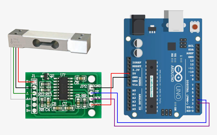 Hx71112222 Kb1dyr9i2m - Load Cell To Arduino, HD Png Download