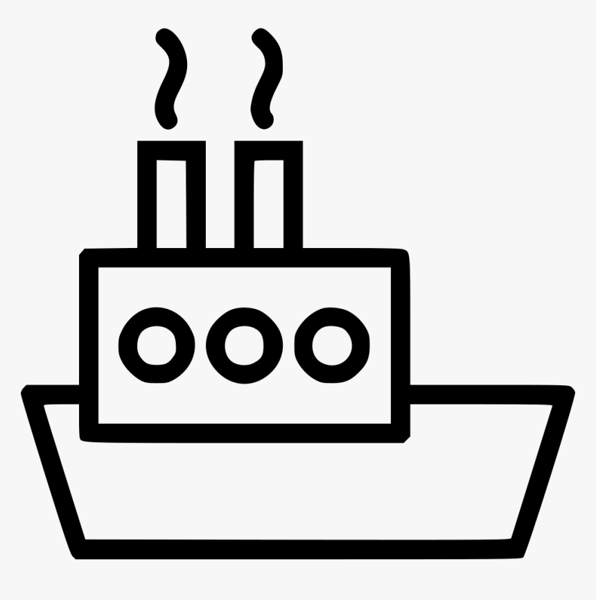 Ship Boat Production Factory - Icon, HD Png Download