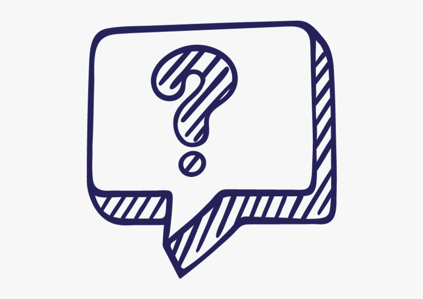 Tiny Navy Icon Questions - Doodle Sms Icon, HD Png Download
