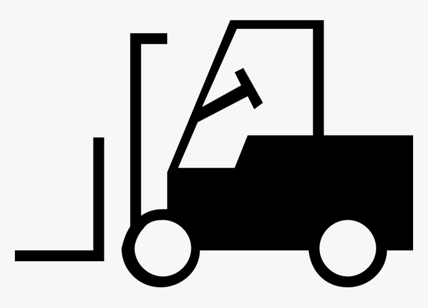 Forklift - Forklift Artwork Black And White, HD Png Download
