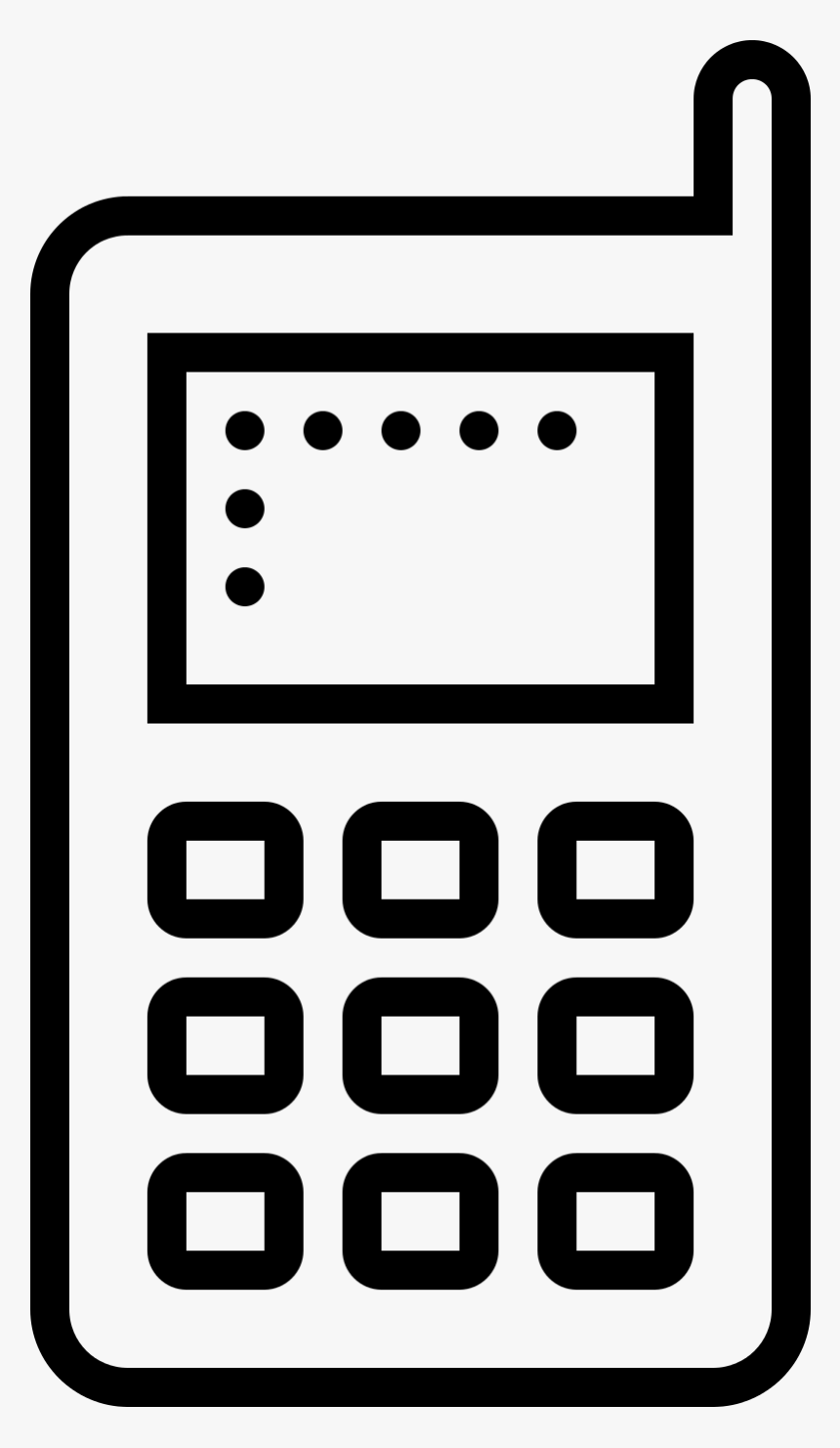 Telephone Icon Png Classique, Transparent Png