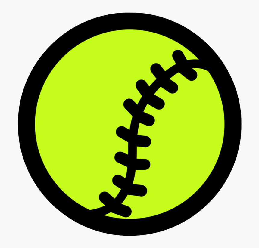Baseball Green Icon - Circle, HD Png Download