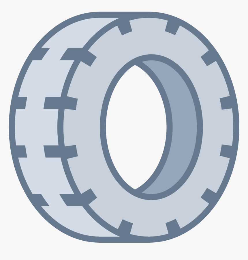 The Icon Is A Simplified Depiction Of A Car Tire - Car Tires, HD Png Download