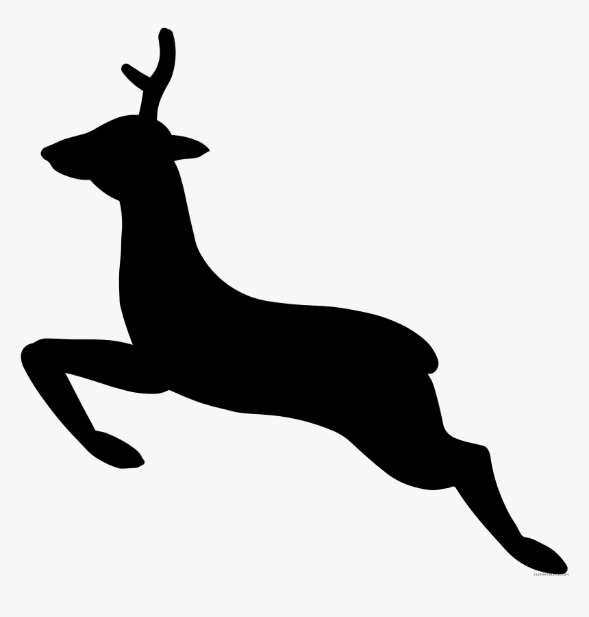 Hunting Clipart Deer Head - Silhouette Of Person Sitting Down, HD Png Download