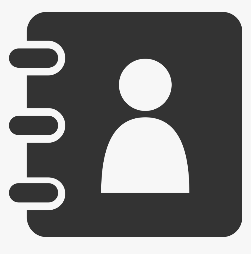 Grey Address Book Icon Png Transparent Png Transparent Png Image Pngitem