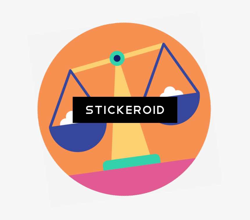 Libra Signs Zodiac - Circle, HD Png Download