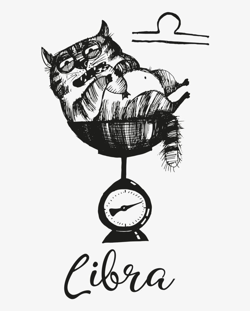 La Libra Men S Printed T Shirt - Libra Funny, HD Png Download