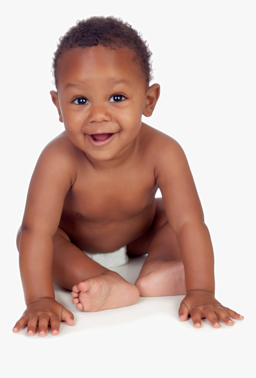 Black Baby Png, Transparent Png