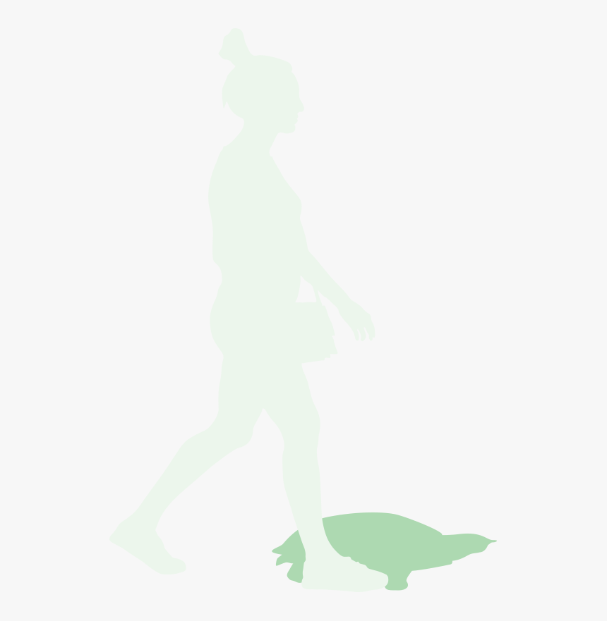 Walker, With Turtle For Comparison - Illustration, HD Png Download
