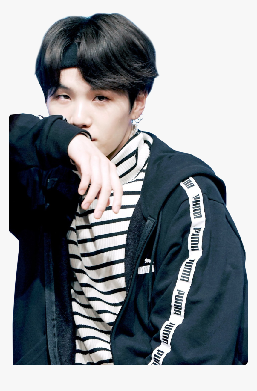 Yoongi Black Hair Png, Transparent Png