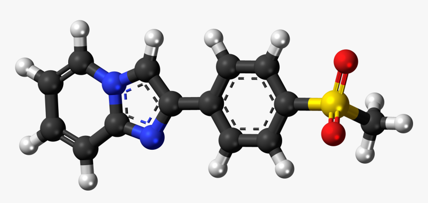 Zolimidine 3d Ball - Molecule, HD Png Download