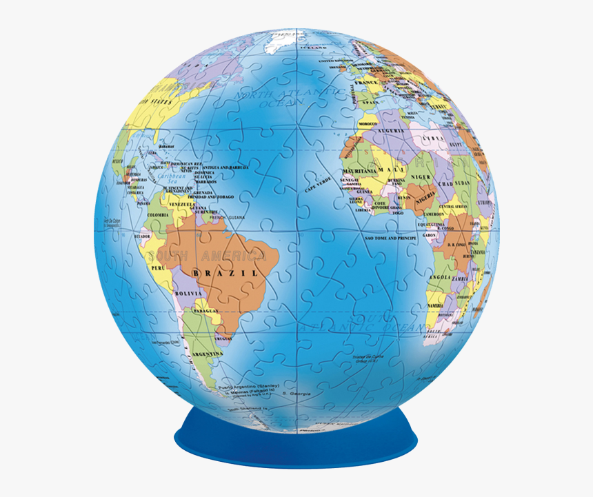 Lifestyle 3d Puzzle Sphere , Png Download - Earth, Transparent Png