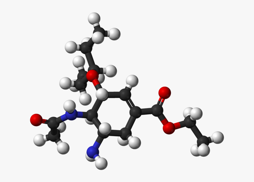 Oseltamivir 3d Balls - Oseltamivir, HD Png Download
