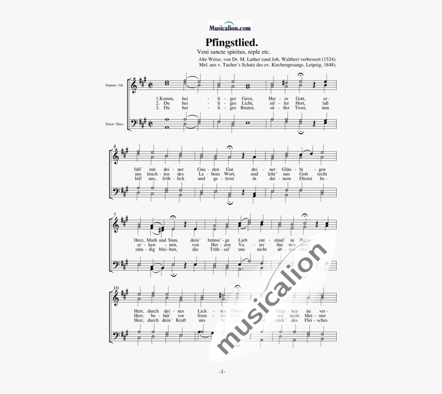 Ven Espíritu Santo, Señor Dios - Valse Sentimentale No 3 Notes, HD Png Download