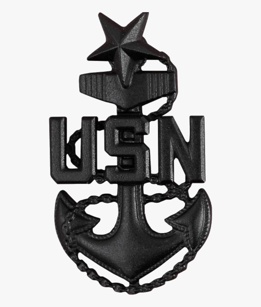 Cap Device Of A United States Navy Senior Chief Petty - Chief Petty Officer, HD Png Download