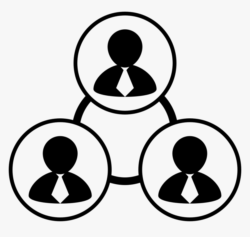 Businessmen Connections - Iconos De Conexiones, HD Png Download