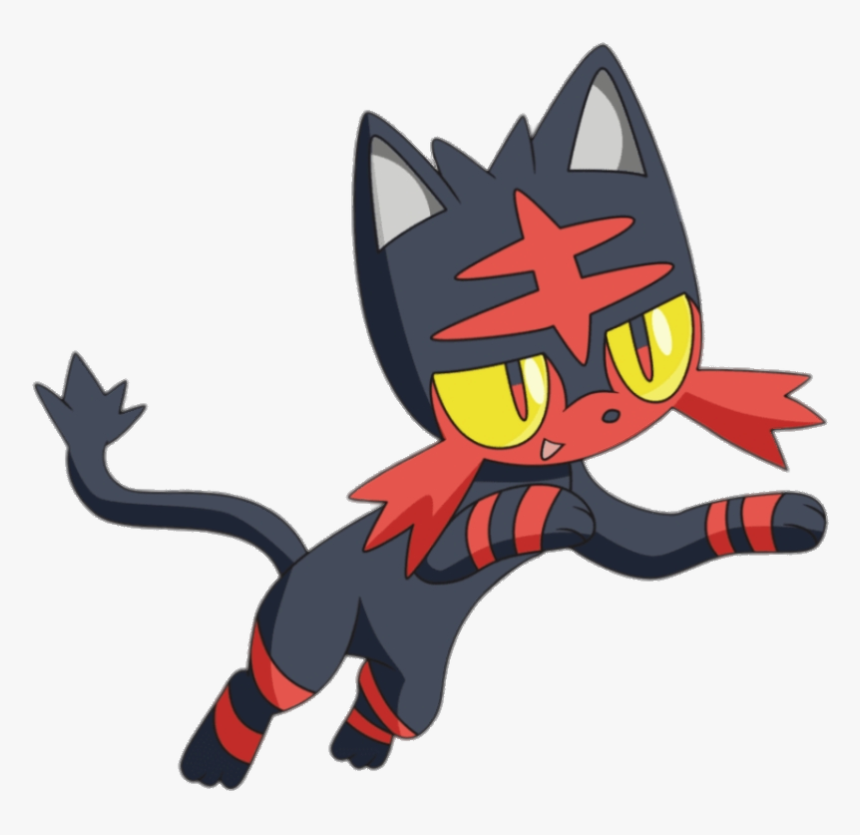 Sun And Moon Pokemon Litten, HD Png Download