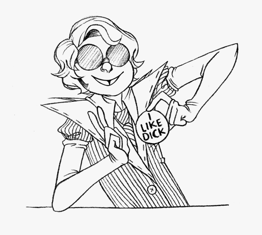 I M For Richard Nixon In 69 All The Way - Line Art, HD Png Download