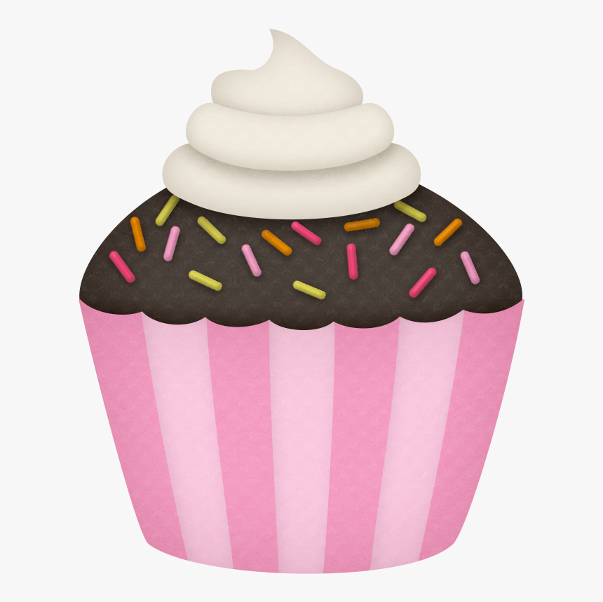 Cute Cliparts ❤ Cupcake Ch - Png Cupcake Green, Transparent Png