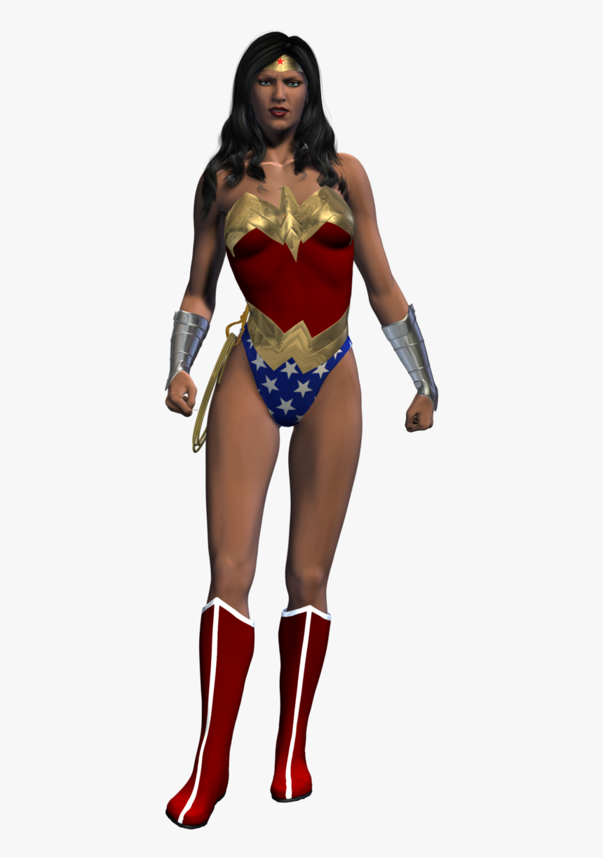 Gal Gadot Diana Prince Wonder Woman Superhero Female - Wonder Woman 3d Model Png, Transparent Png