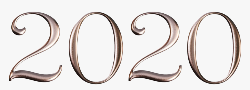 Number 2020 Png Transparent Images - Calligraphy, Png Download