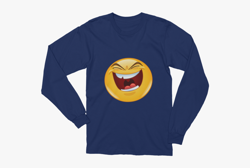Unisex Evil Laugh Emoji Long Sleeve T-shirt - Eat Like A Beast, HD Png Download