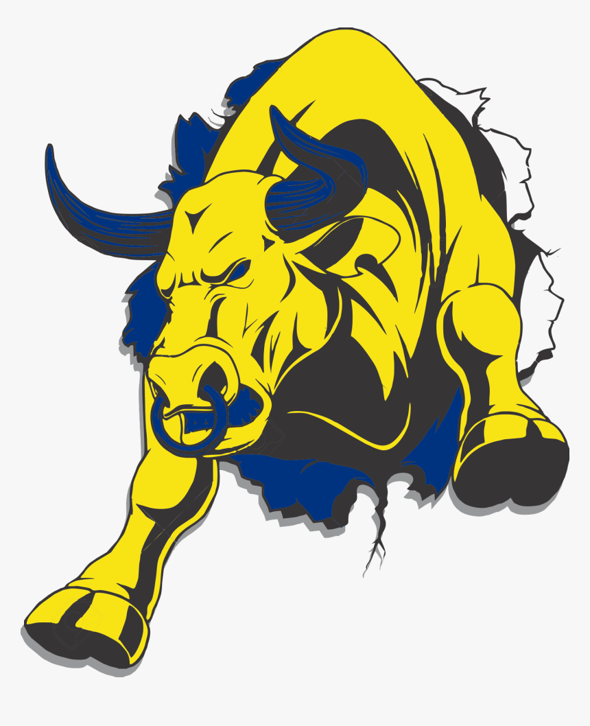 Running With The Bulls Clipart Png, Transparent Png