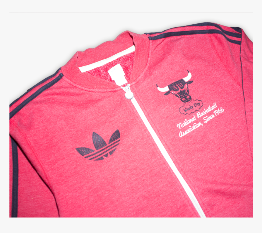 Vintage Adidas Chicago Bulls Zip Jacket - Sweatshirt, HD Png Download