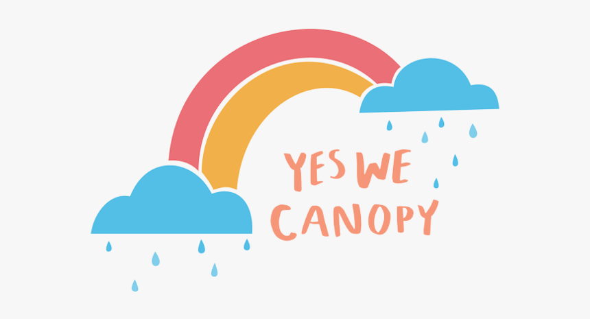 Canopy Rainbow Header, HD Png Download