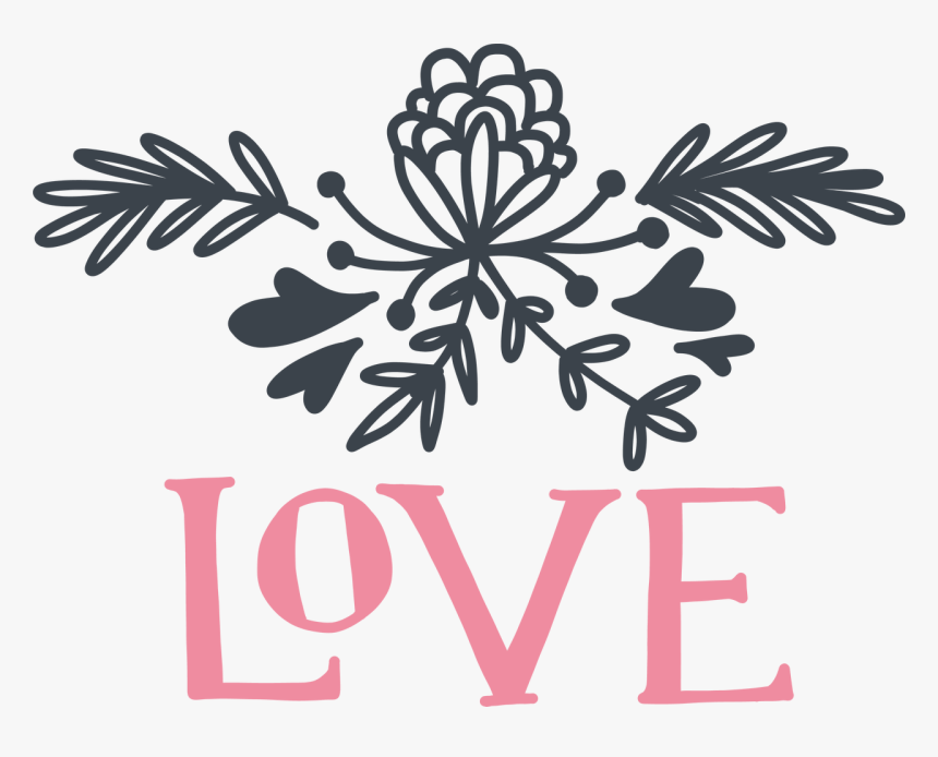 Love Embellishment Svg Cut File - Illustration, HD Png Download