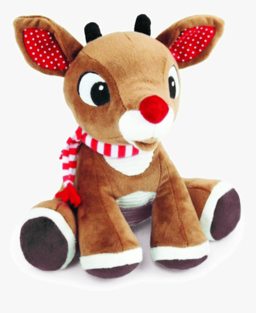 Transparent Baby Deer Png - Reindeer Plush Png, Png Download