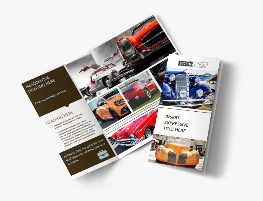 Elegant Car Show Brochure Template Preview - Lamborghini, HD Png Download