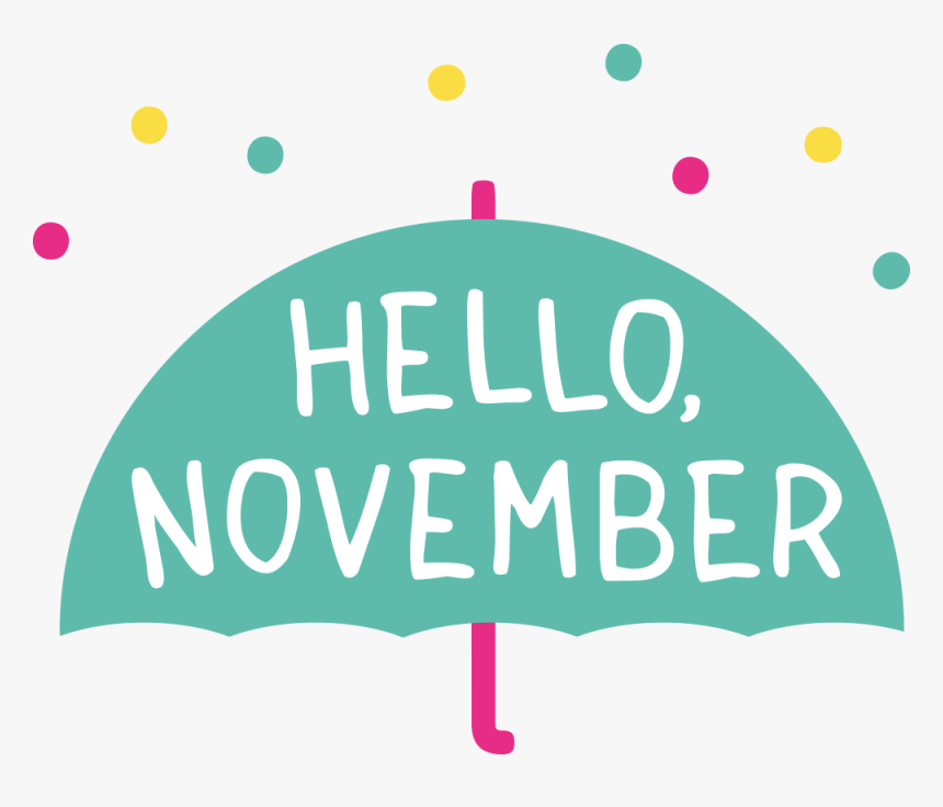 Hello November Clipart Images - Clipart Transparent Png Hello November, Png Download