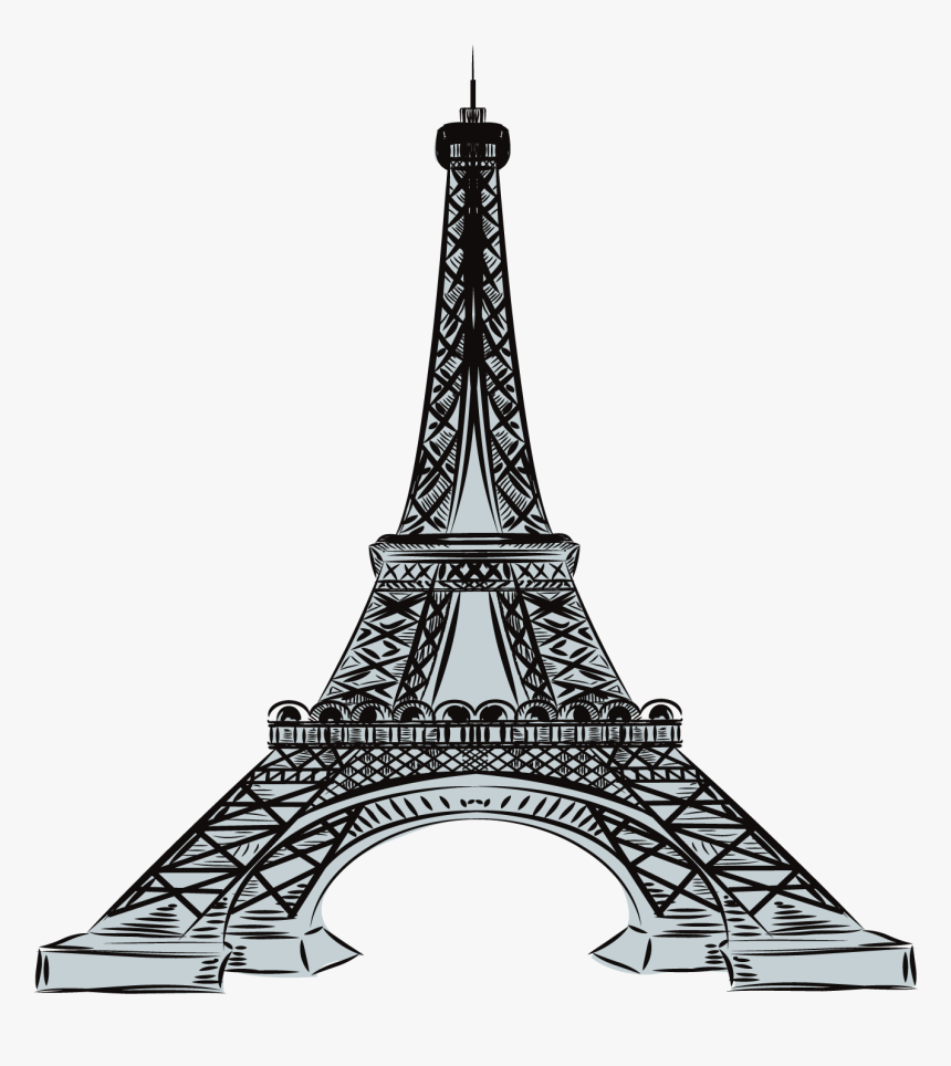 Eiffel Tower November 2015 Paris Attacks Xc9goxefste - Torre De Paris Vectorial, HD Png Download