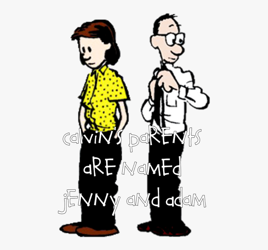 Transparent Junie B Jones Clipart - Calvin And Hobbes Calvin's Parents, HD Png Download