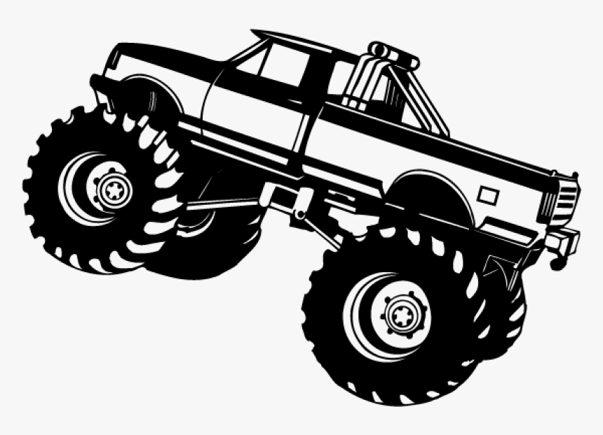 Pickup Truck Car Monster Truck - Monster Truck Clipart Png, Transparent Png