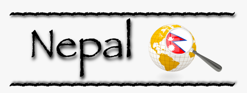 %22realms%22 Typeface Nepal3 - Flag, HD Png Download