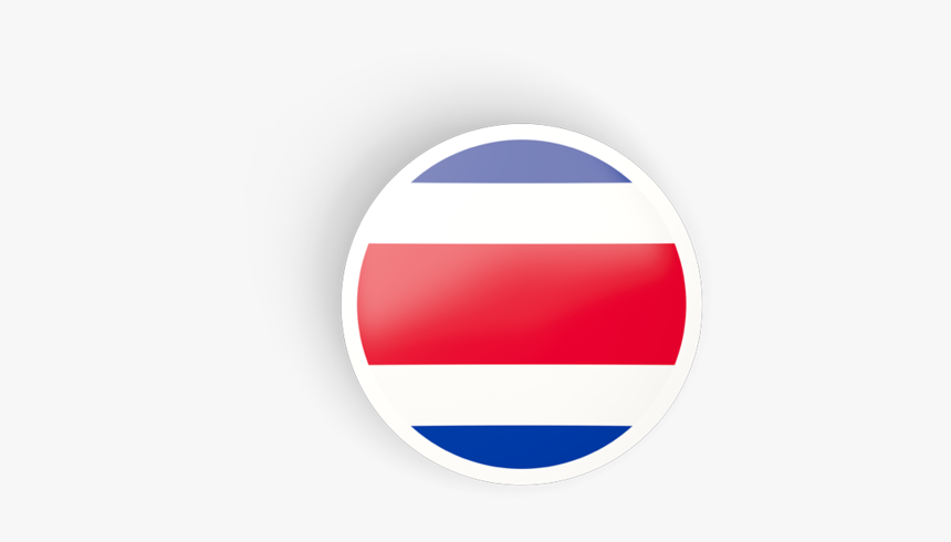 Round Concave Icon - Costa Rica Flag Icon Png, Transparent Png
